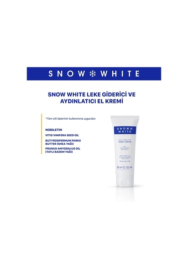 Sheida Snow White Leke Karşıtı El Ve Yüz Bakım Seti