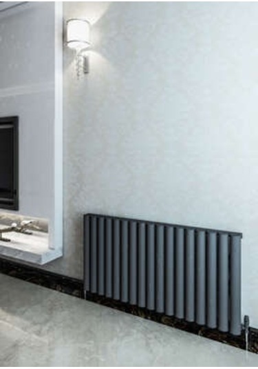 Warma Ula Yatay Alüminyum Radyatör 1185x600 Pütürlü Antrasit 7946