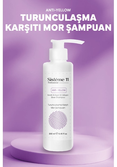 Sistéme 11 Turunculaşma Karşıtı Silver Mor Şampuan 250 Ml Boyalı