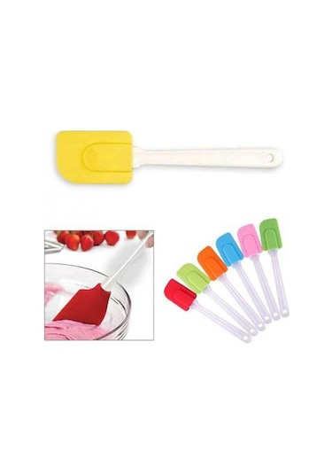 Periboia Renkli Silikon Spatula Beyaz