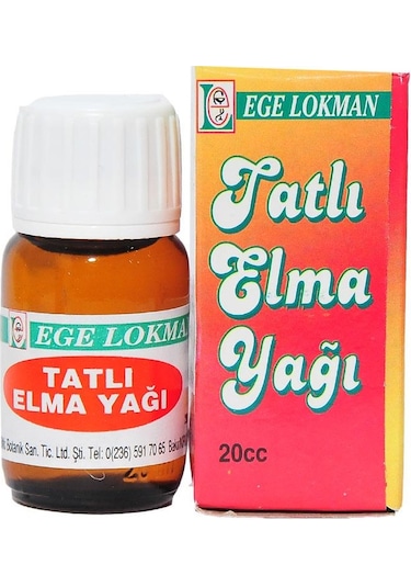Ege Lokman Tatlı Elma Yağı 20 ML