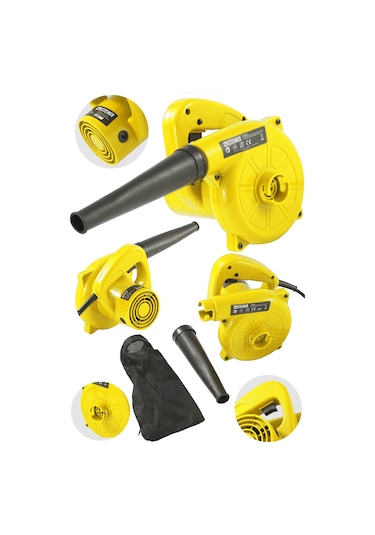 Steiner 3000 W Hava Kompresörü Elektrikli Devir Ayarlı Hava Üfleme Makinesi Sarı