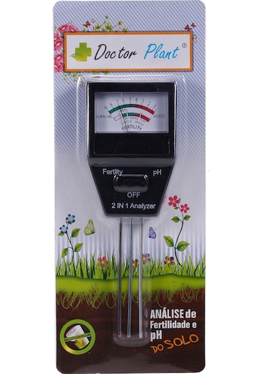 2'si 1 Arada Toprak Ph Ölçer Verimlilik Test Cihazı Ph Test Cihazı Bahçe Çiftlik Çim İç Mekan Dış Mekan Bitki Bakımı