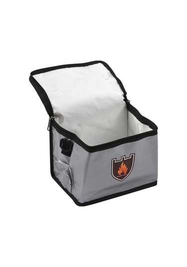 Trendooze Güvenli Lıpo Pil Depolama Çantası - Model: Güvenli Lp Gri