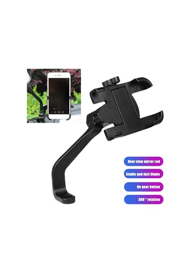 Motosiklet Cep Telefonu Tutucu, Dayanıklı Alaşımlı Motor Montajı C0p7