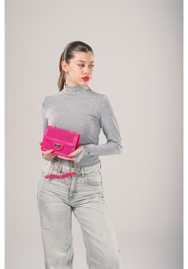 Ççs Kadın 17791 Omuz Ve El Çantası Fuşya