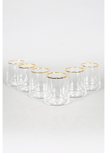 Rakle Avantgarde Gold 6'lı Su Bardağı Seti 420 Cc