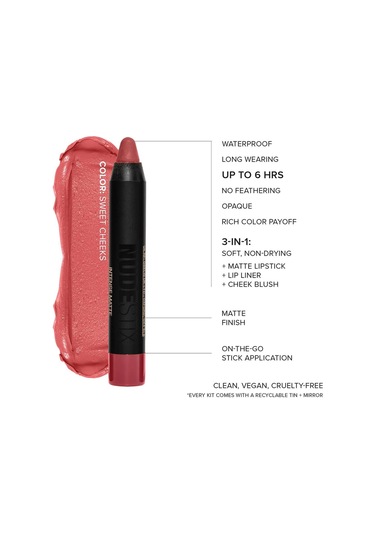 Nudestix Mini Kit Sweet Cheeks Makyaj Seti