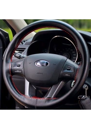 Çarşıhan Direksiyon Kılıfı Dikmeli (Kırmızı)