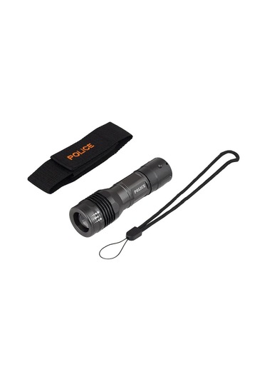 Police Pc-17 Zoomlu Cree Led Pilli El Feneri Gri