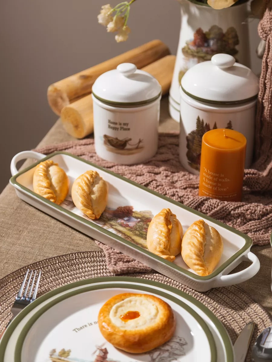 Lefard "family House" Fırın Kabı Kulplu Fırın Pişirme İçin 204133905 Beyaz