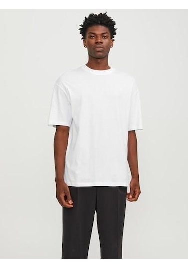 Jjebradley Tee Ss O-neck Noos White-white Beyaz