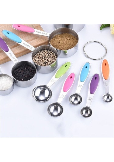 Mutfak Gereçleri Paslanmaz Çelik Ölçüm Kaşığı Seti