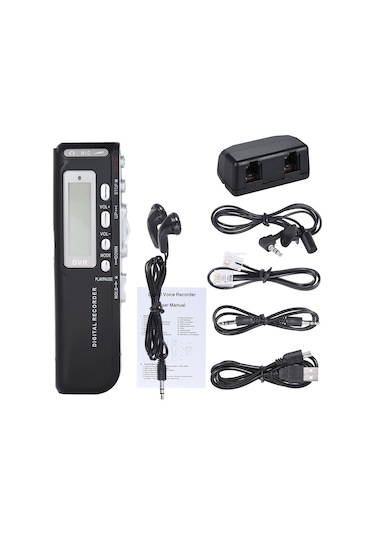 Samdoo 8gb Akıllı Ses Kayıt Cihazı, Mp3 Çalar Ve Telefon Kayıt Özellikli