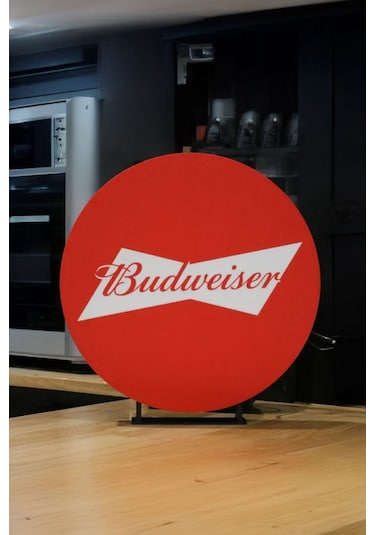 Budweiser Tasarımlı Gece Lambası Çok Renkli