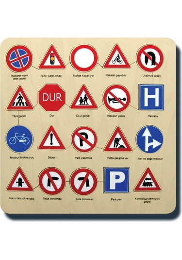 Trafik İşaretleri Puzzle