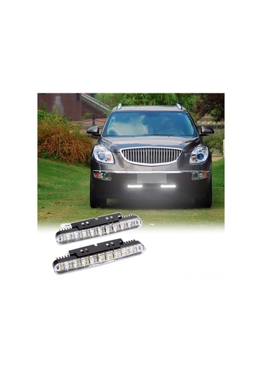 Dofolink 30 Led Gündüz Çalışma Lambası - Beyaz Ana Işık, Sarı Yön Belirti Fonksiyonu, Ip65 Su Geçirmez, 12v Dc Diğer