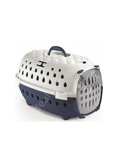 Stefanplast Travel Chic Köpek ve Kedi Taşıma Kafesi Lacivert