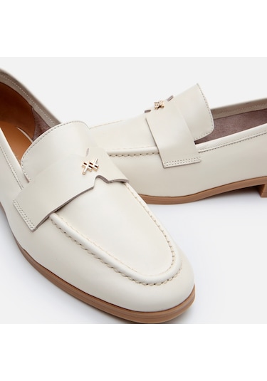 Hotiç Hakiki Deri Ekru Kadın Loafer 01ayh303980a400 Kemik-ecru Ekru