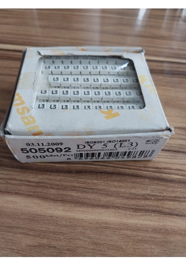 Klemsan 5x5 Baskılı etiket L3