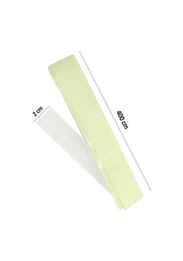 Buffer Karanlıkta Işık Veren Yansıyan 4 Metre Fosforlu Yeşil Şerit Bant - 9082280770492drvs1