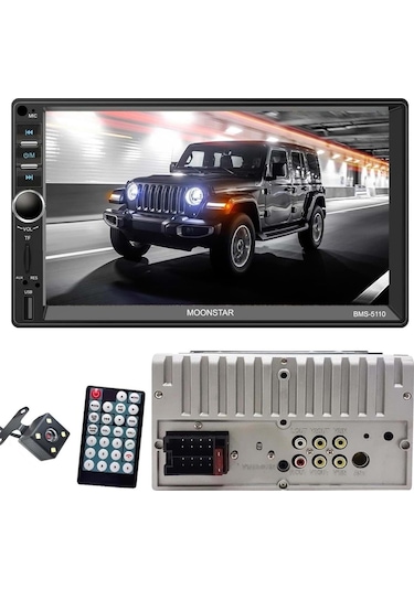 Double Teyp 7" 4x45w Mirrorlink Bt/usb/sd/fm/aux Kameralı Bms-5110