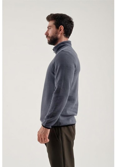 Exuma Yarım Fermuarlı Polar 2312001-grey