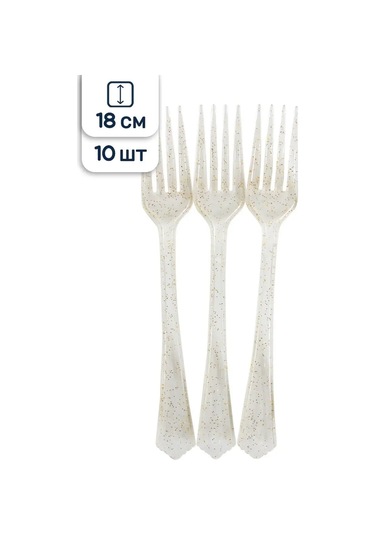 Riota Tek Kullanımlık Plastik Çatal Seti 18 Cm 10 Adet 169670611 10