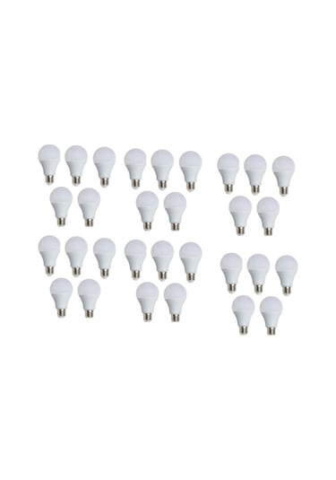 LED AMPÜL 9 W E27 DUY  BEYAZ IŞIK 30 ADET