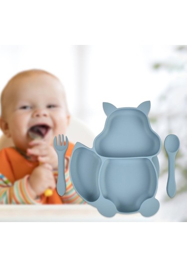 Suntek Silikon Bebek Tabağı Mavi