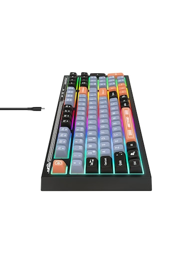 Everest KB-98 Silent Sessiz Rainbow Q Membrane Klavye
