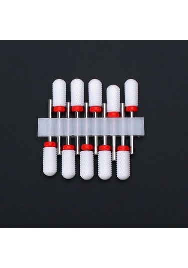 Trendooze 10 Adet Yüksek Kalite Seramik Tırnak Matkap Uçları - Freze Kesici Set, 10pc-e3d