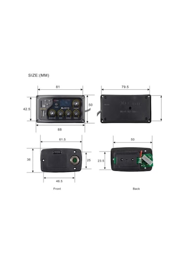 Joyo Mp3 Ritimli Ekolayzer 40 Adet Ritmli Usb Bellek