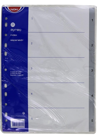 Noki Seperatör Ayraç Rakamlı 1-5 59205