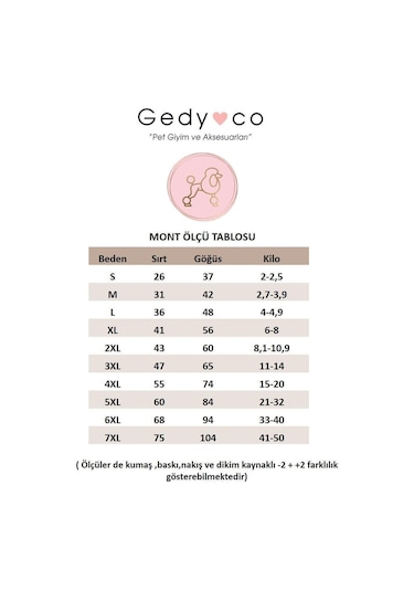 Gedyco Colorful Palm Fileli Küçük Irk Köpek Yağmurluğu