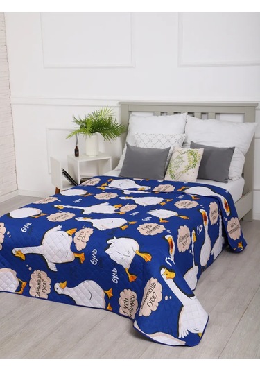 Inteteks Yatak Ve Kanepe İçin Euro Boyutlu 210x240 Kanepe Örtüsü 430225712 Mavi Topaz