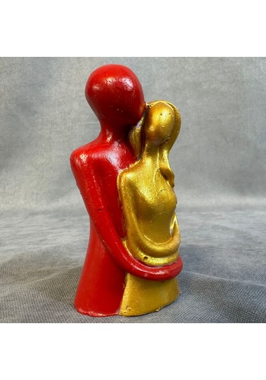 Uretti - Hülya 6683 El Yapımı Dekoratif Sarılmış Çift Biblo