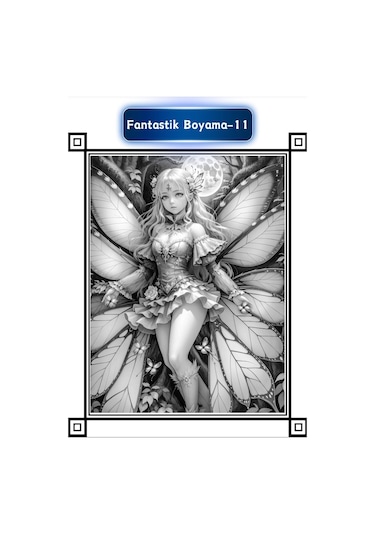 Fantastik Güzel Periler Tonlamalı Boyama Kitabı