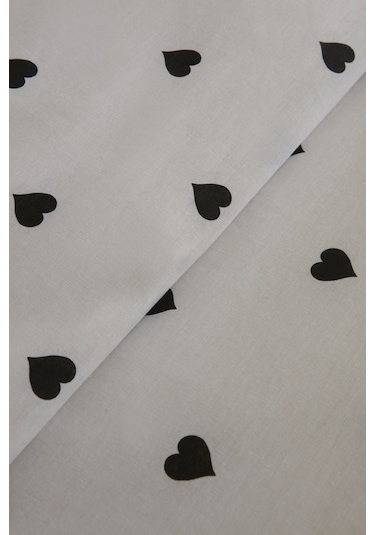 Karacahome Sarah Anderson Amour Çift Kişilik Nevresim Takımı Siyah