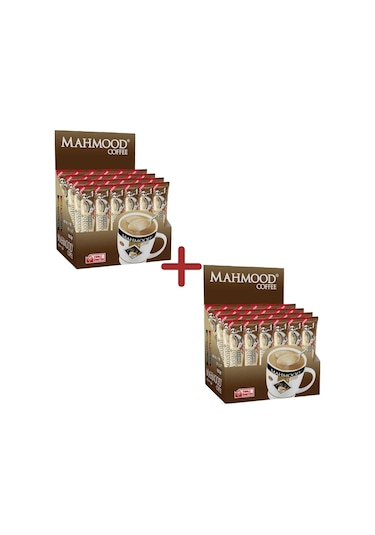 Mahmood Coffee 3ü1 Arada Sütlü Köpüklü Hazır Kahve 2'li 48 x 18 G