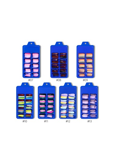 Youtek 100 Adet Şeffaf Pvc Takma Tırnak - 13 Farklı Boyut, Manikür Ve Dıy Tırnak Sanatı İçin Tam Kaplama Balerin Uçlu