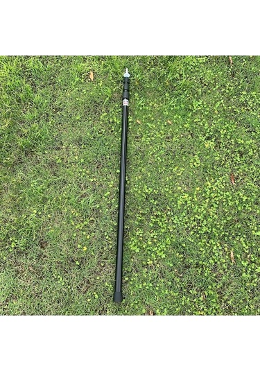 Pazly Telescopik Tarp Direkleri - Ayarlanabilir Kamp Çadır Direkleri, Hafif Alüminyum, Şemsiye Ve Barınak İçin Siyah