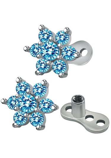 Suntek 2x Dermal Çapa Üst Ve Taban Paslanmaz Çelik Mavi Mavi