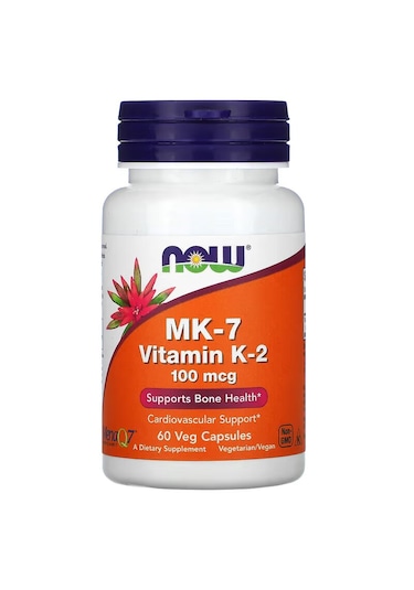 Now Foods, Mk7 Vitamin K2, 100 Mcg, 60 Veg Capsules