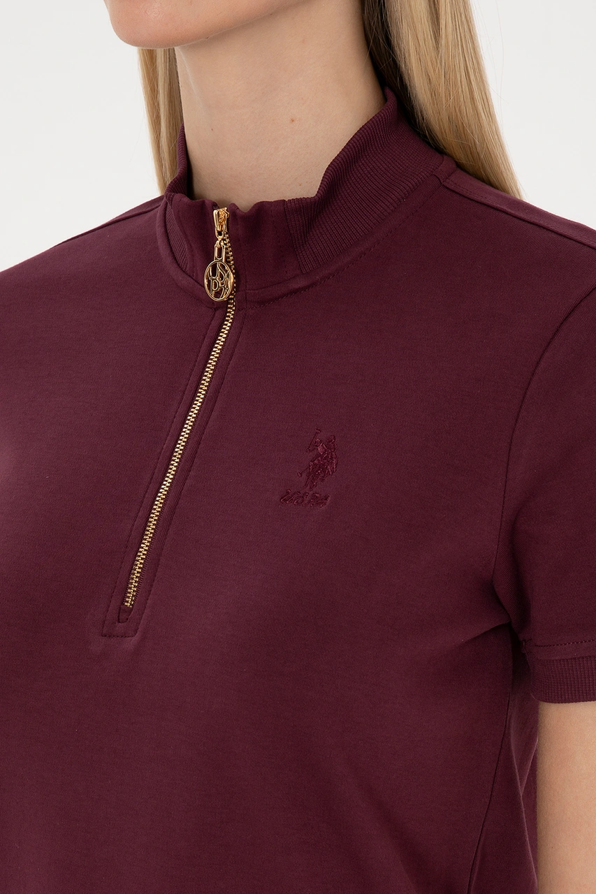 U.s. Polo Assn. Kadın Plum Elbise Örme 50314216-vr177 New Plum