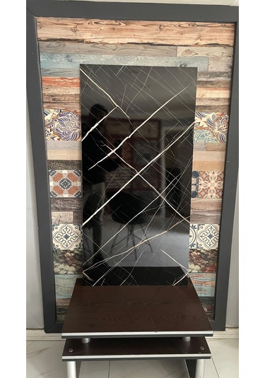 Pvc Mermer Panel Shara Black 60 X 120