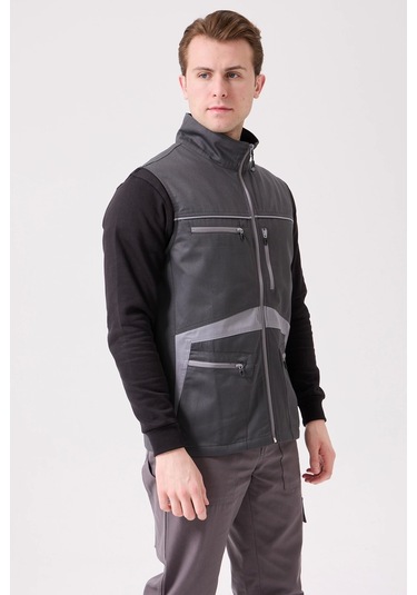 Pyrus İş Yeleği Füme-a.gri