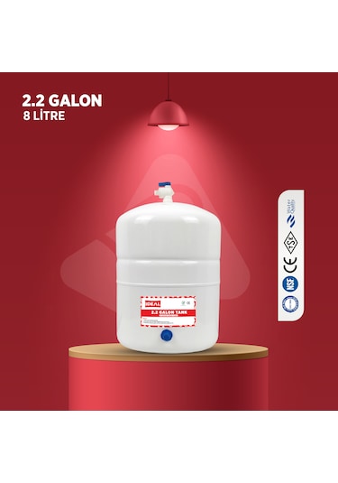 Su Arıtma Cihazı İçin Su Tankı Deposu 2.2 Galon 8 Litre Tank