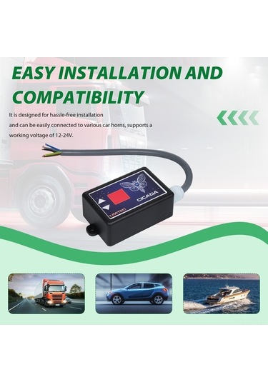 Artfulabode Ünitesi, Ses Korna Kontrol Hoparlörü, Kamyon/gemi Araçları İçin Elektrikli Cihaz, 12-24v Xd