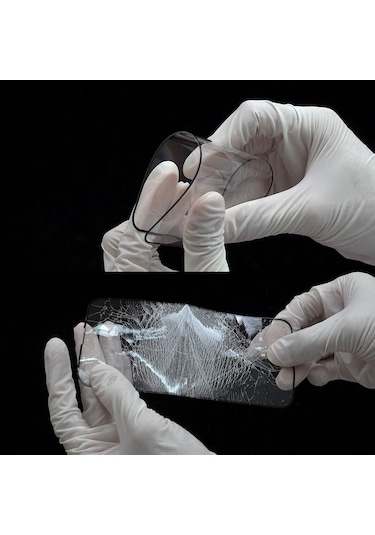 Goocamp iPhone 8 Plus Uyumlu Hizalama Aparatlı Hadid Glass Cam Ekran Koruyucu